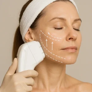 Woman having HI-FU to reduce wrinkles call LA LIPO Greater London (Harrow) Now!