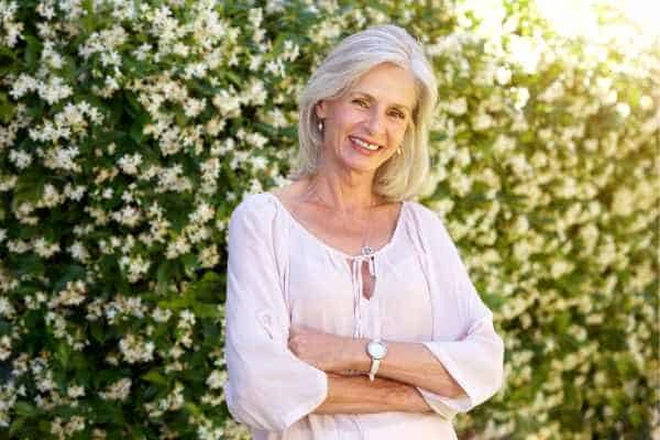 Older woman happy with urinary incontinence treatment Greater London (Harrow)