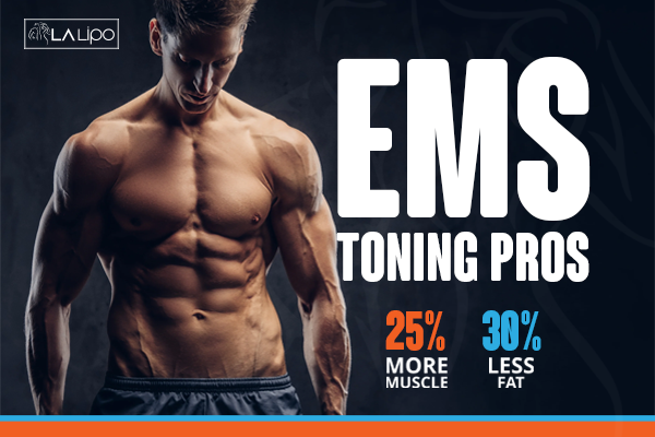 Image of man with sculpted stomach showing the fat loss and muscle gain of LA-EMS Body Sculpting Treatment Greater London (Harrow)