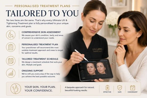 book a consultation about your ultimate lift and tighten treatment Greater London (Harrow)