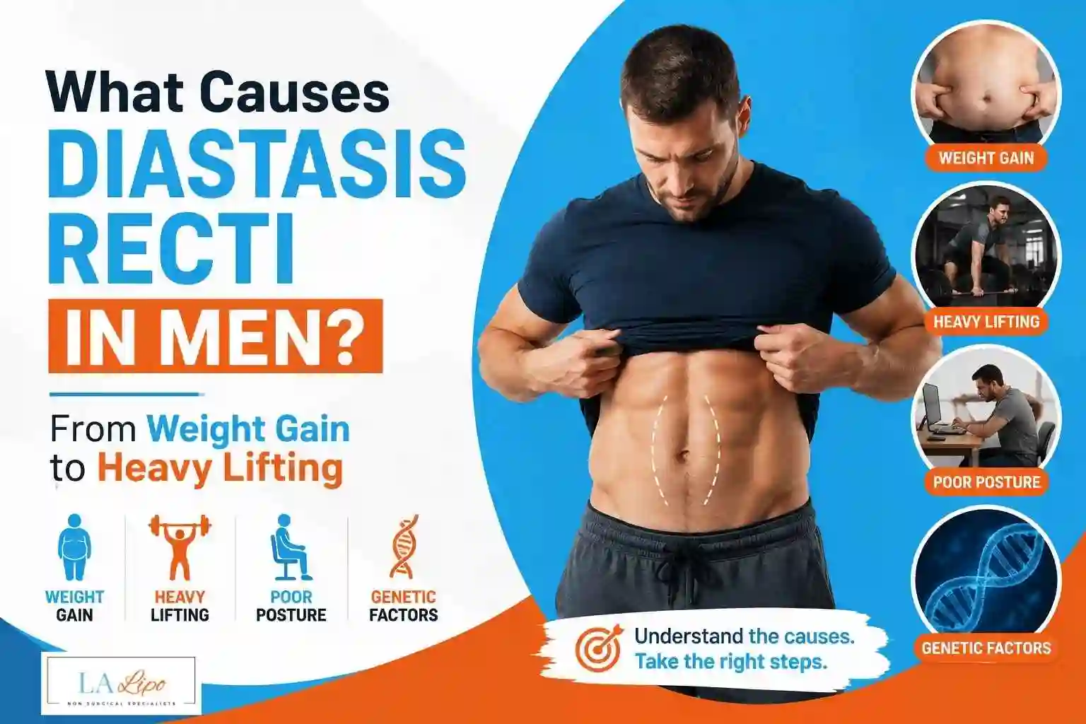 What Causes Diastasis Recti in Men? From Weight Gain to Heavy Lifting Greater London (Harrow)